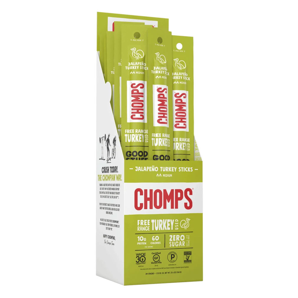Chomps Jalapeno Turkey Box of 24