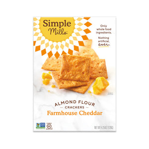 Simple Mills Farmhouse Crackers -  Cheddar