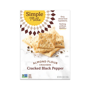 Simple Mills Crackers - Cracked Black Pepper