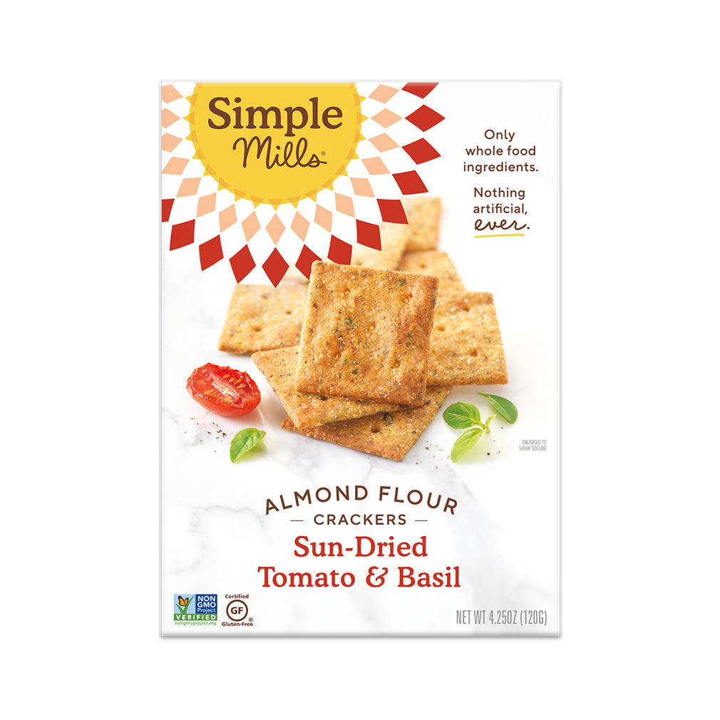 Simple Mills Crackers - Sun-Dried Tomato & Basil