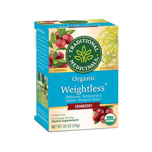 Traditional Medicinals Organic Weightless Cranberry Water Retention Tea