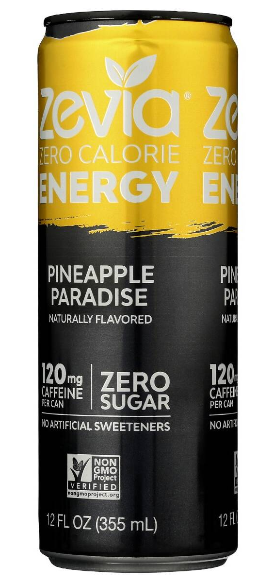 Zevia Energy Pineapple Paradise